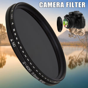 Digital SLR  Camera Filter Dimmer Fader Variable ND Filter Adjustable ND2 to ND400 Neutral Density for Camera Lens 37-82mm
