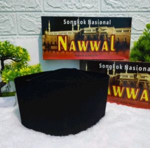 kopya peci hitam nawwal tinggi 8910 cm