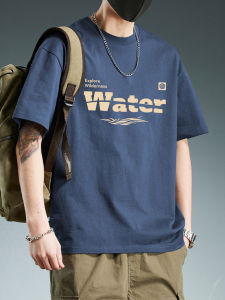 JIANMUJI | Pure Cotton Short Sleeve T-Shirt Mens Casual Loose
