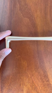 Tay nắm đồng thau chữ U Tay nắm đồng thau mã 6129 Màu Vàng