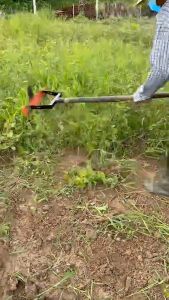 จอบถากหญ้า จอบถางหญ้า กำจัดวัชพืช ทำจากเหล็กกล้า คม แข่งแรง ทนทาน