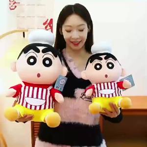 Đồ Chơi Hình Bếp Trưởng Shin-chan Mặc Quần Dungaree