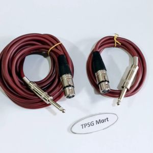 Dây Micro Karaoke (Chuẩn Canon Cái ra 6 Ly Mono) dài 1m / 5m / 7m