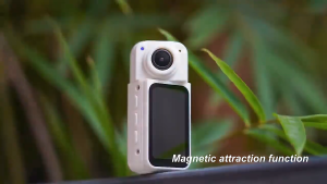 4K 180° Lens Mini Wifi Action Cam: Pro Dash/Moto/Cycling Bodycam with 2.7K Video Portable Sports Recording