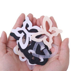 ILOVEDIY Ladies Underwear Invisible Shoulder Strap Cross Anti-slip Buckle Bra Buckle Strap Shoulder Strap Clip Butterfly Plum Blossom Shape