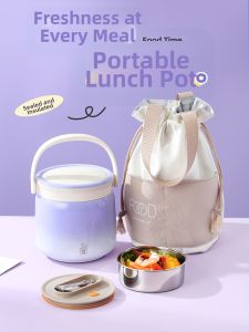 XIAOCHUSHU | 24 Hour Thermal Insulation 316 Stainless Steel Lunch Box