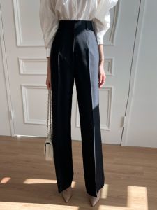 PIAOYA | Slim Fit Hip Covering Casual Pants Wide-leg