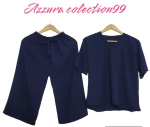 ONE SET CRINKLE PAJAMAS PENDEK PAJAMAS POLOS//SETELAN CRINKLE AIRFLOW/PAJAMAS POLOS LENGAN PENDEK