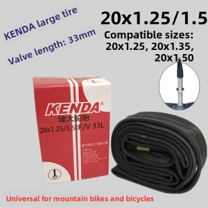 CST 20x1.35 Folding Bike Inner Tube Single Speed Bicycle Inner Tube French Mouth 20 Inch 37-406 Cycling Equipment Accessories