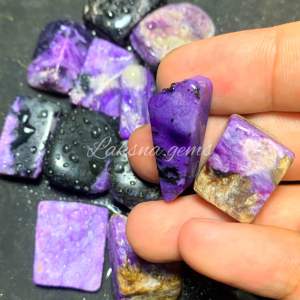 Batu Charoite Purple / Bahan Charoite Purple Unik Langka / Bongkahan Natural Purple