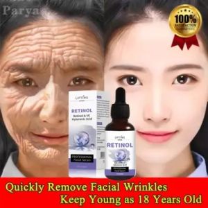 Original Retinol Serum Anti Aging Kerut Lingkaran Hitam Di Bawah Kantung Mata Memutihkan Mengangkat Dan Melembabkan Perawatan Wajah 30g