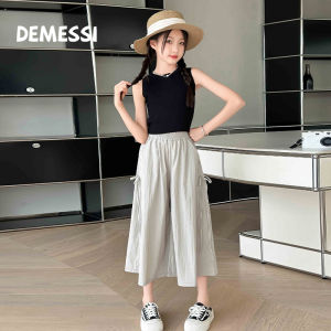 Light Thin Loose Wide Leg Pants for Girls