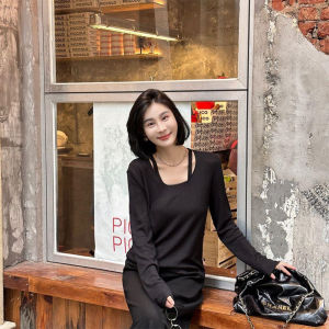 Slim Fit Knitwear Long Sleeve Pure Color Autumn Style Womens Fashion Casual Comfortable Korean Version V-Neck Sweater