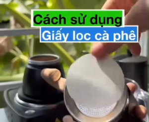 [GLCF001] Miếng giấy lọc cho ấm đun cafe MOKA .