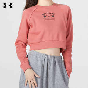 Under Armour | Áo Thun Dài Tay Form Ngắn Thể Thao Dễ Dàng Cổ Tròn