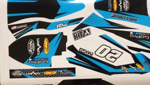 Decal Stiker KLX 150 BF/KLX G Dekal Sticker Striping Custom KLXBF026