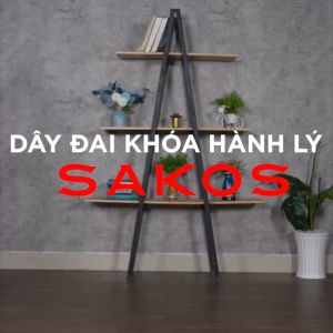 Dây đai khóa vali SAKOS KING LOCK - Vệ sĩ bảo vệ vali