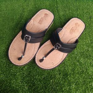 Sandal Jepit Pria Tarumpah Kulit