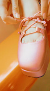 MARY JANE รองเท้าบัลเล่ต์ส้นตึก POPPY BALLERINA PLATFORMS