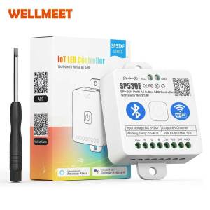 SP530E WiFi Alexa Bluetooth LED Controller สนับสนุน PWM Monochrome CCT RGB RGBW RGBCCT หรือ SPI TTL ชิป IC LED Strip/Matrix