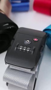 SG [READY STOCK]Luggage Cross Straps Adjustable 22-32 Inches Luggage Strap Seat Belt Strapping for Travel Thickened and upgraded Multi-size application Luggage Strap