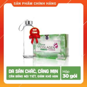 [Giá sỉ]Diệp lục collagen green collagen chính hãng hỗ trợ làm đẹp da hết mụn giảm thâm nám mờ tàn nhang