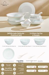 MODERN SWEETHOME | High Heat Resistant Aesthetic Dinnerware