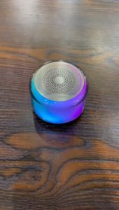 Original MOXOM Super Bass Speaker Portable Wireless Bluetooth Outdoor TWS Speaker RGB LED Light Support Memory Card