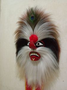 ganongan pakem rambut sintetis