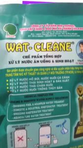 Chế phẩm xử lý nước Hồ Cá Nước Sinh Hoạt NHIỄM PHÈN NƯỚC THẢI kim loại tạp chất bẩn Bể Bơi chăn nuôi an toàn hiệu quả Wat-Cleane