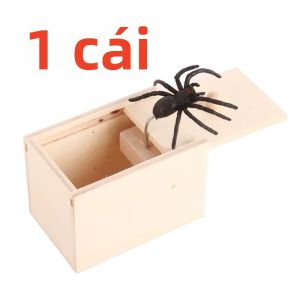 Hộp Đồ Chơi Nhện Gỗ Gây Cười Trò Chơi Khăm Giấu Đồ Chơi Hài Hước Đồ Chơi Văn Phòng Dành Cho Bạn Bè Chủ Đề Côn Trùng Chất Lượng Trò Đùa Hài Hước Dành Cho Độ Tuổi 14+