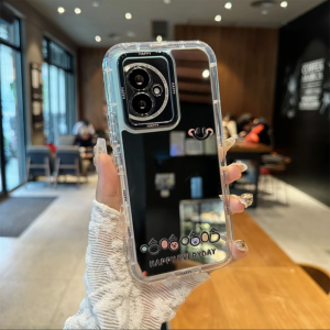 Fresh Simple Smiling Face Mobile Phone Case for Honor 100/90 pro Womens Style Protective Cover Artistic Minimalist Trendy