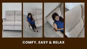 Arturo - Lester Reclining Push Back Arm Chair - Modern Classic Design, Made in Malaysia, Solid Malaysian Oak Wood with Premium Reclining Mechanism