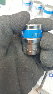 HOBO ลูกบล็อกสั้น 1/2"(4หุน) 12 เหลี่ยม เบอร์ 21 แท้100% ผลิตไต้หวัน (MADE IN TAIWAN)