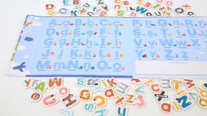【Ready】Magnetic Alphabet Book Abc Magnet Spelling Games  For Learning To Read Abc Word Writing Book Card
