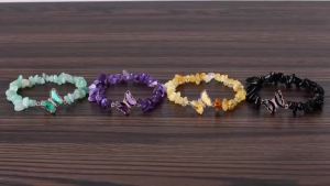 Vòng Tay Bướm Nữ Làm Từ Đá Tự Nhiên Amethyst Citrine Aventurine Xanh Trang Sức Hạt Đá Thời Trang Phụ Kiện Thời Trang Hợp Xu Hướng