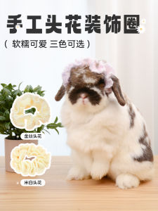 Cute Rabbit Headband Pet Outfit Decorations Fashionable Dwarf Rabbit Costume Pet Supplies Other Brand T85