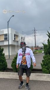 Jaket Varsity Baseball Putih Pria Wanita Casual Vintage Full Bordir Lakers Series - Akar Official Shop