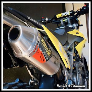 Knalpot Norifumi Rocket4 Titanium Semi Bending KLX150 KLX140 CRF150L WR155 DTracker Viar Cross X 150