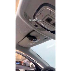 Kẹp Treo Kính Ô Tô Da PU Cao Cấp Có Logo Theo Hãng Xe - Kẹp Cài Kính Ô Tô Hít Nam Châm Độc Đáo Đa Năng Tiện Dụng