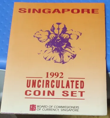 Singapore second (flower) series of uncirculated coin sets