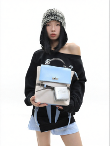 JANDRESS | Retro Contrast Colors Backpack