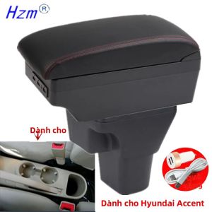 Hộp Đựng Đồ Tỳ Tay Xe Hyundai Accent Verna Bằng Da/nhựa ABS Phụ Kiện Trang Trí Nội Thất Chuyên Dụng Dành Cho Các Mẫu Xe 2006-2011
