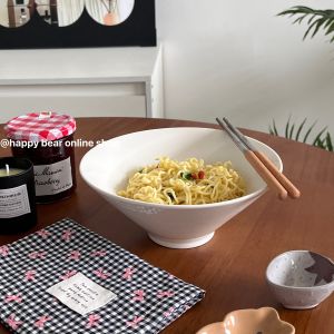 Bộ Bát Đựng Cơm Kiểu Nhật Bản Léon Bear Có Đế Bát Đựng Cơm Sâu Bằng Gốm Sứ Dùng Trong Gia Đình Bát Đựng Cơm Kiểu Lưỡi Trai