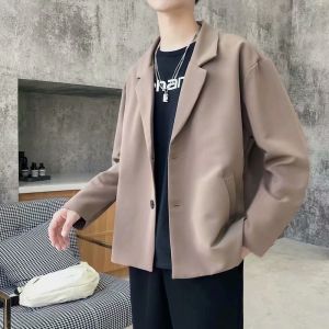 Small Suit Jacket Men's Loose Street Style & Hong Kong Leisure Suit