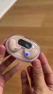 X55 Tai nghe không dây ngủ tai nghe của Tai nghe bluetooth tiếng ồn bass nút tai không có earbarian làm không hại tai