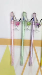 Pulpen Lucu Aesthetic Pulpen Gelas Juice Fancy Pen Gantungan Minuman Cocktail Bolpoint Karakter Minuman Cangkir Pena Gel Bolpen Unik Alat Tulis Kantor Gel Karakter PTT