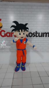Kostum Maskot Badut Dragon Ball Goku Setelan Lucu Costume Karnaval