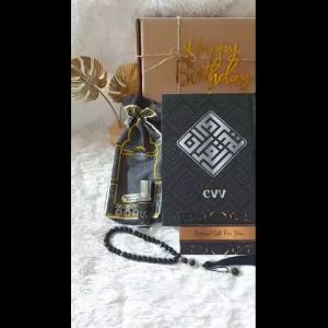 Hampers Al Quran Custom ( FREE Tulis Nama Di Cover ) plus Sajadah Tasbih Hadiah Pernikahan Ultah Kado Gift Box Set Muslim / Ukuran A5