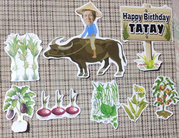 Customized Farmer Theme Cake Toppers | Lazada PH